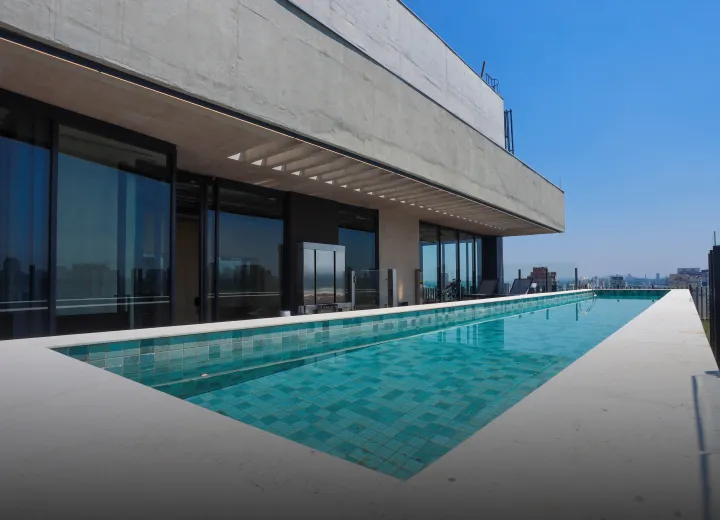 Infinity pool at Ayra Pinheiros